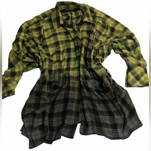 Green Free People Flannel - XS